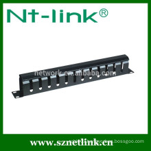 Cable management 1u 19inch of metal cover